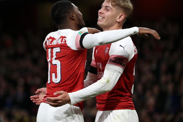 Emile Smith Rowe was on target for Arsenal against Blackpool