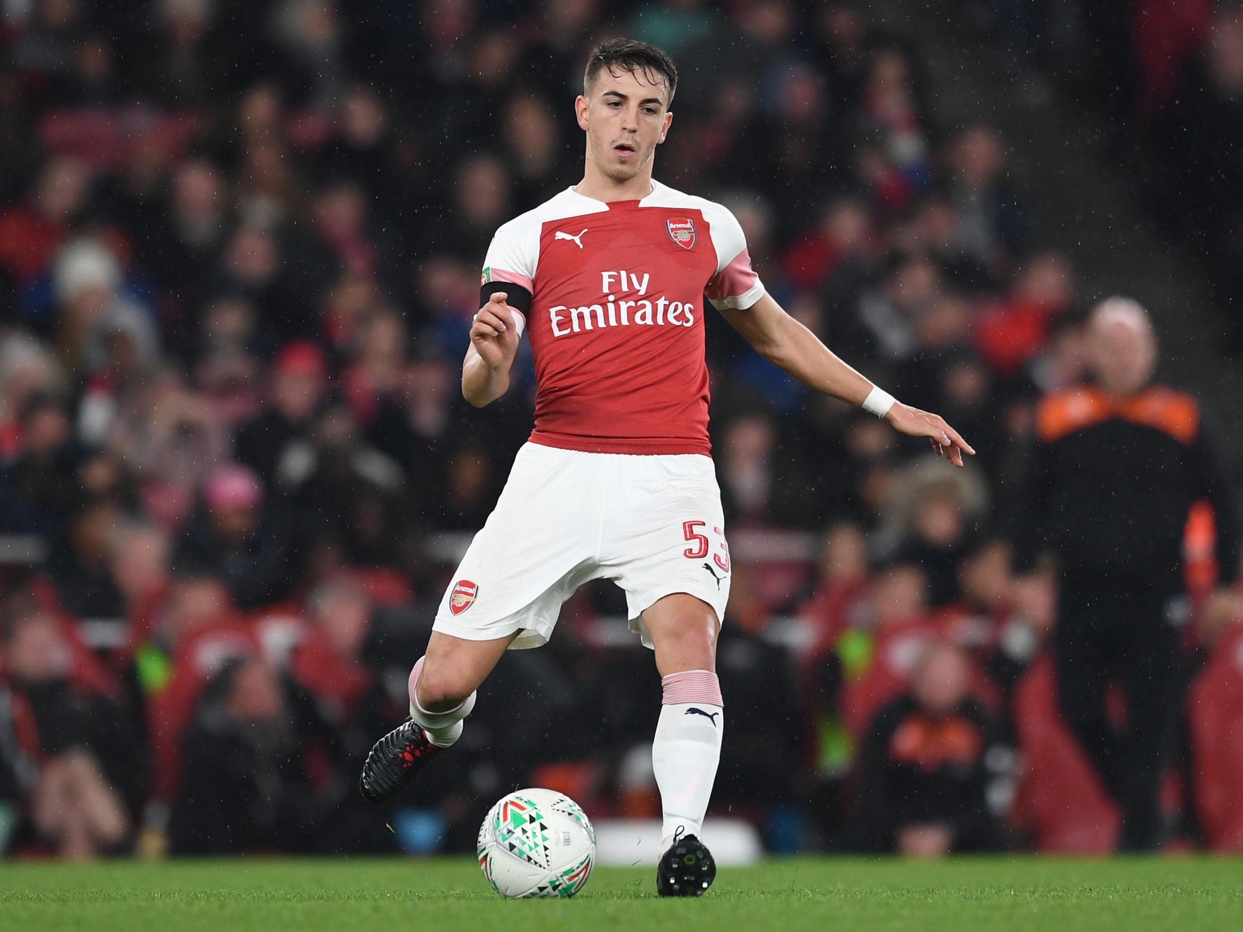 Julio Pleguezuelo made his Arsenal debut against Blackpool