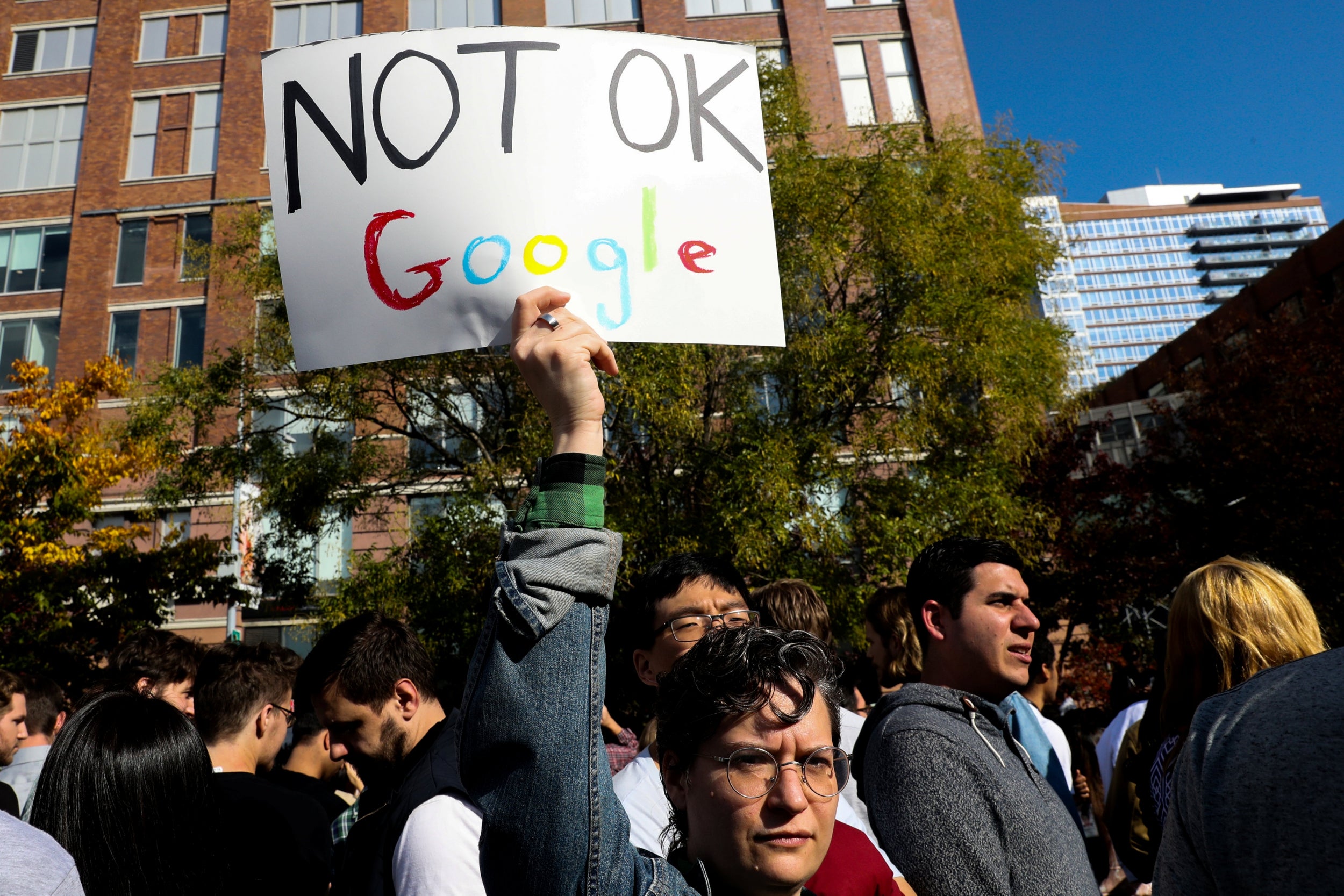 Google staff walked out in November after details of the payments were maid public