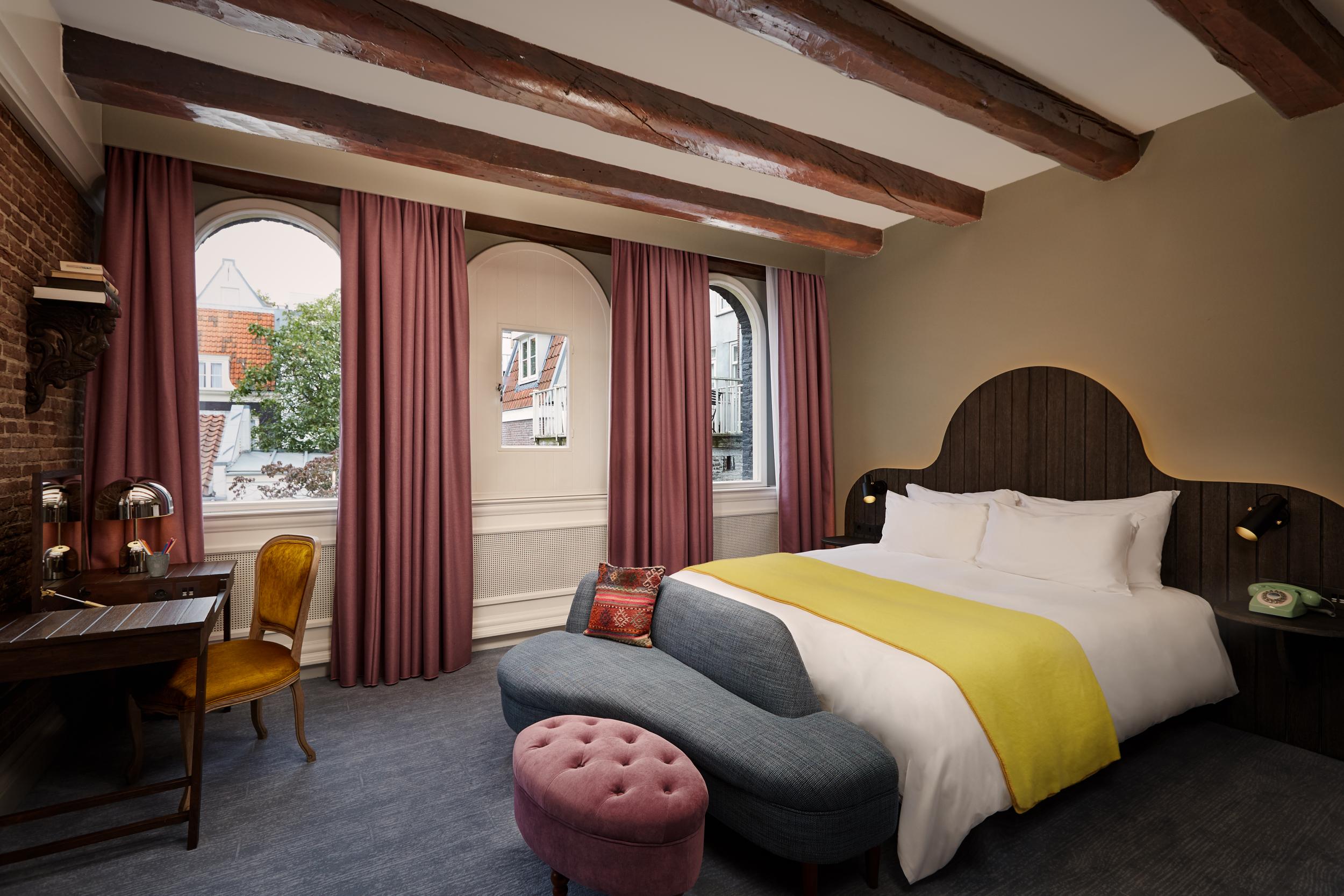 Quirky interiors make this hotel a good choice for friends (don’t worry, single beds also available)