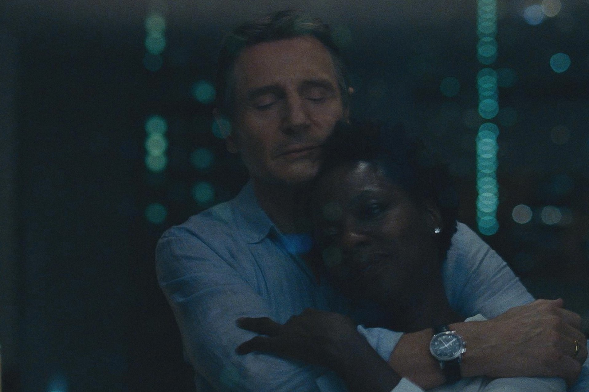 Liam Neeson and Viola Davis in ‘Widows’