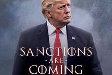 Donald Trump parodies Game of Thrones as he pledges to sanction Iran
