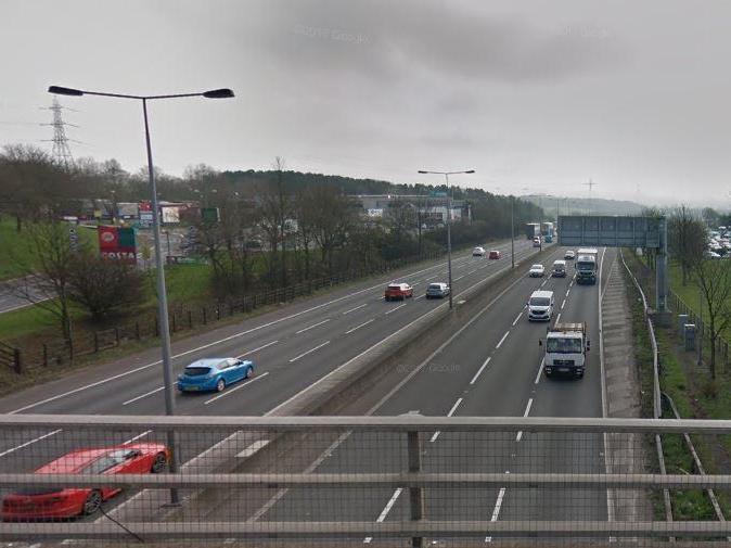 The accident caused part of the M5 to be closed