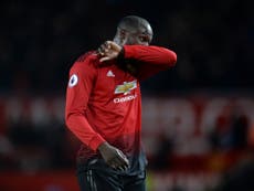 Lukaku left out of United team to face Bournemouth