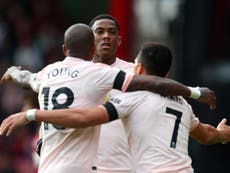 Bournemouth vs Manchester United player ratings