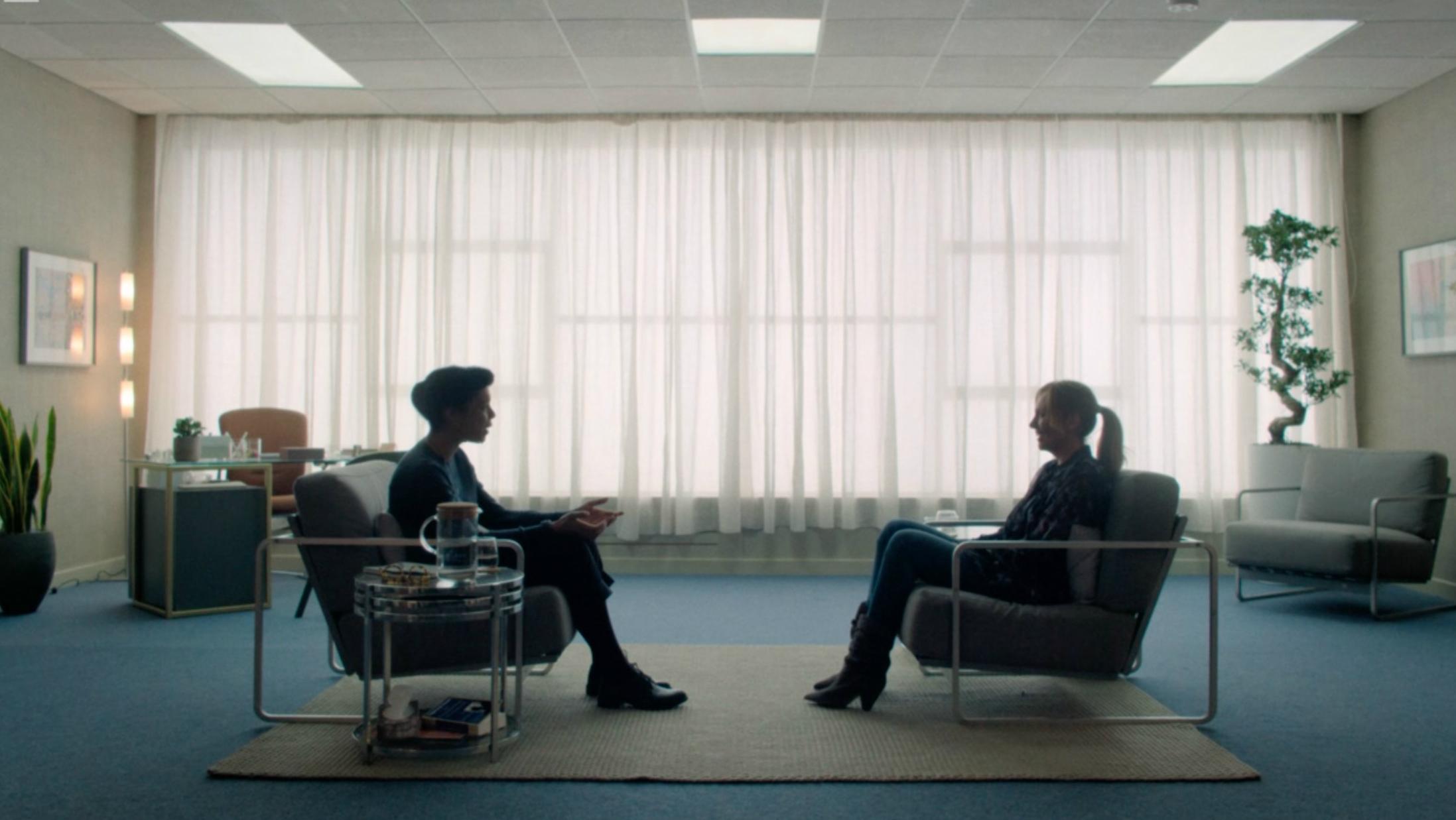 Therapy sessions have an inherently cinematic look (BBC)