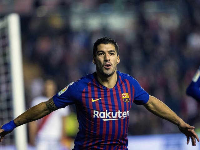 Luis Suarez scored twice to turn the score around in Barcelona's favour