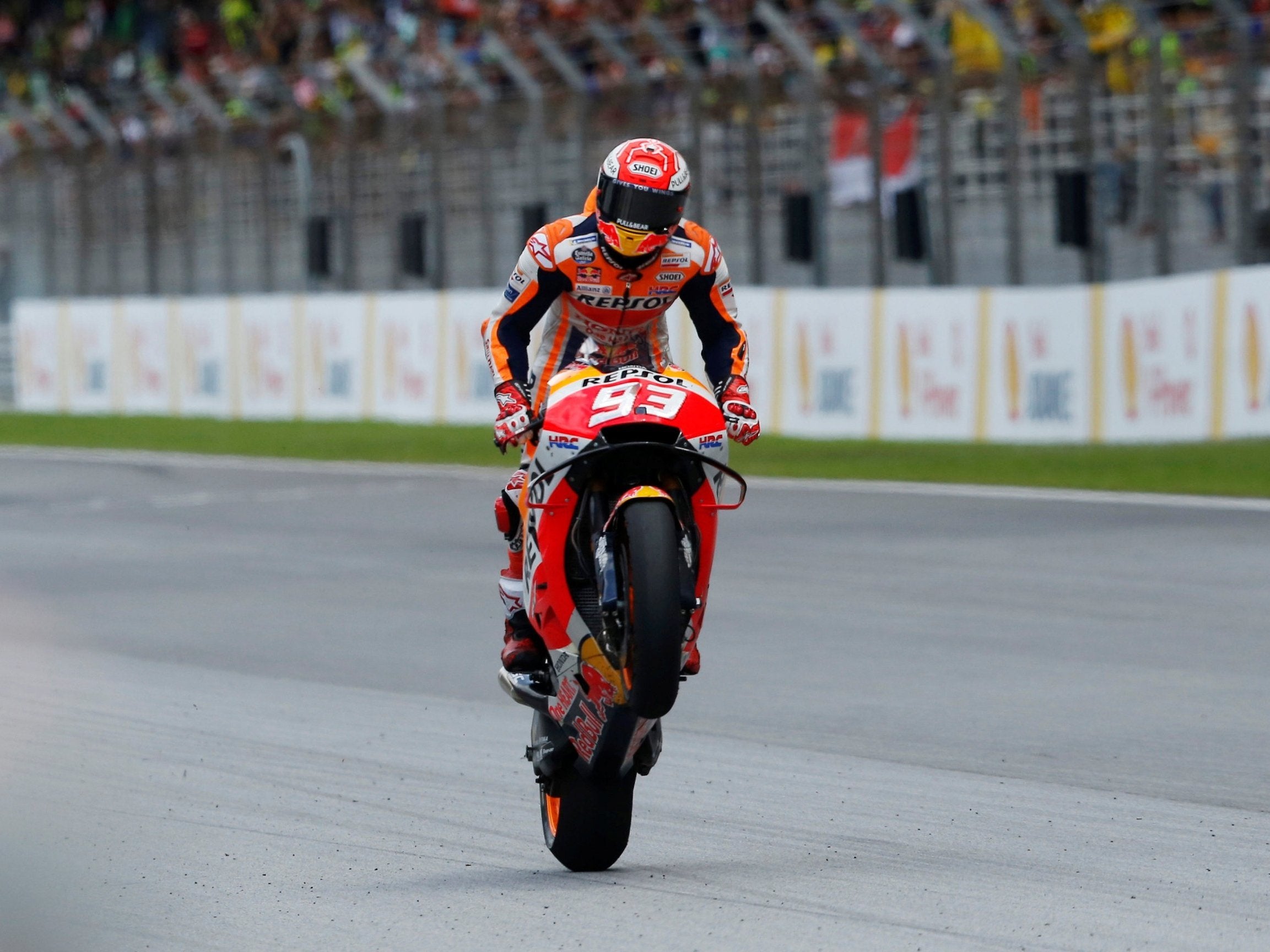 Marc Marquez took his ninth victory of the season