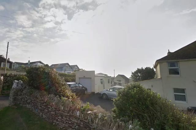 Ron Easton's home in Bigbury-on-Sea, Devon