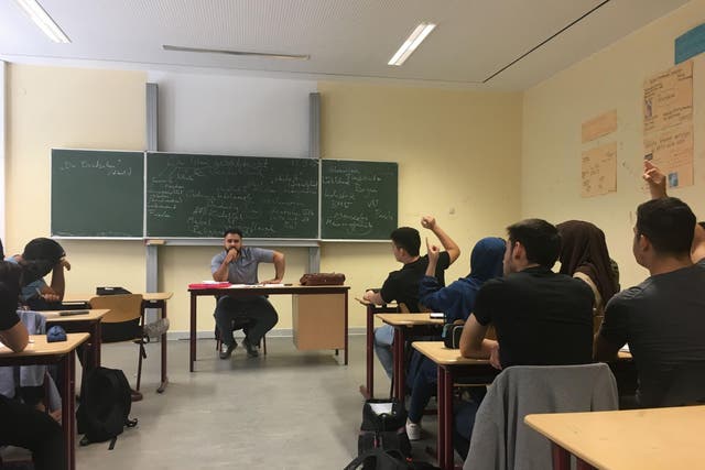 Mansur Seddiqzai, 38, teaches Islam at a high school in the western German city Dortmund