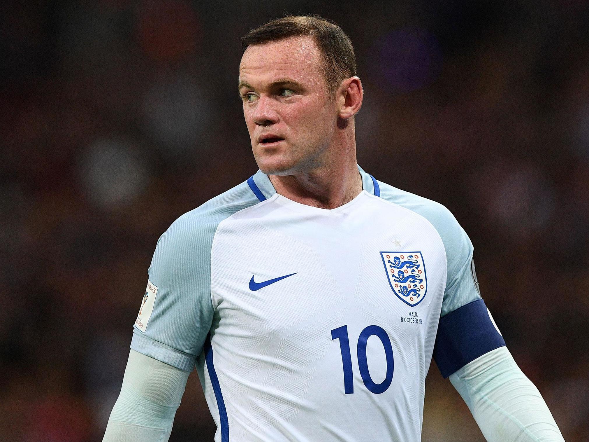 Wayne Rooney's historic England shirt