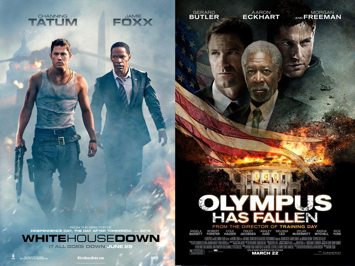The White House was under attack in 'White House Down' and 'Olympus Has Fallen'