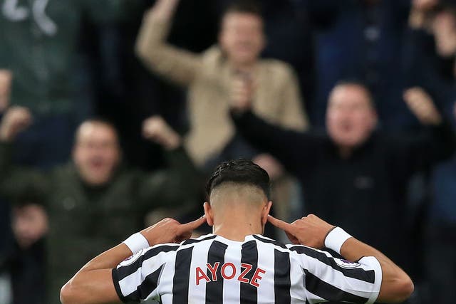 Ayoze Perez celebrated his match-winning goal in reference to the jeers he received when he came on