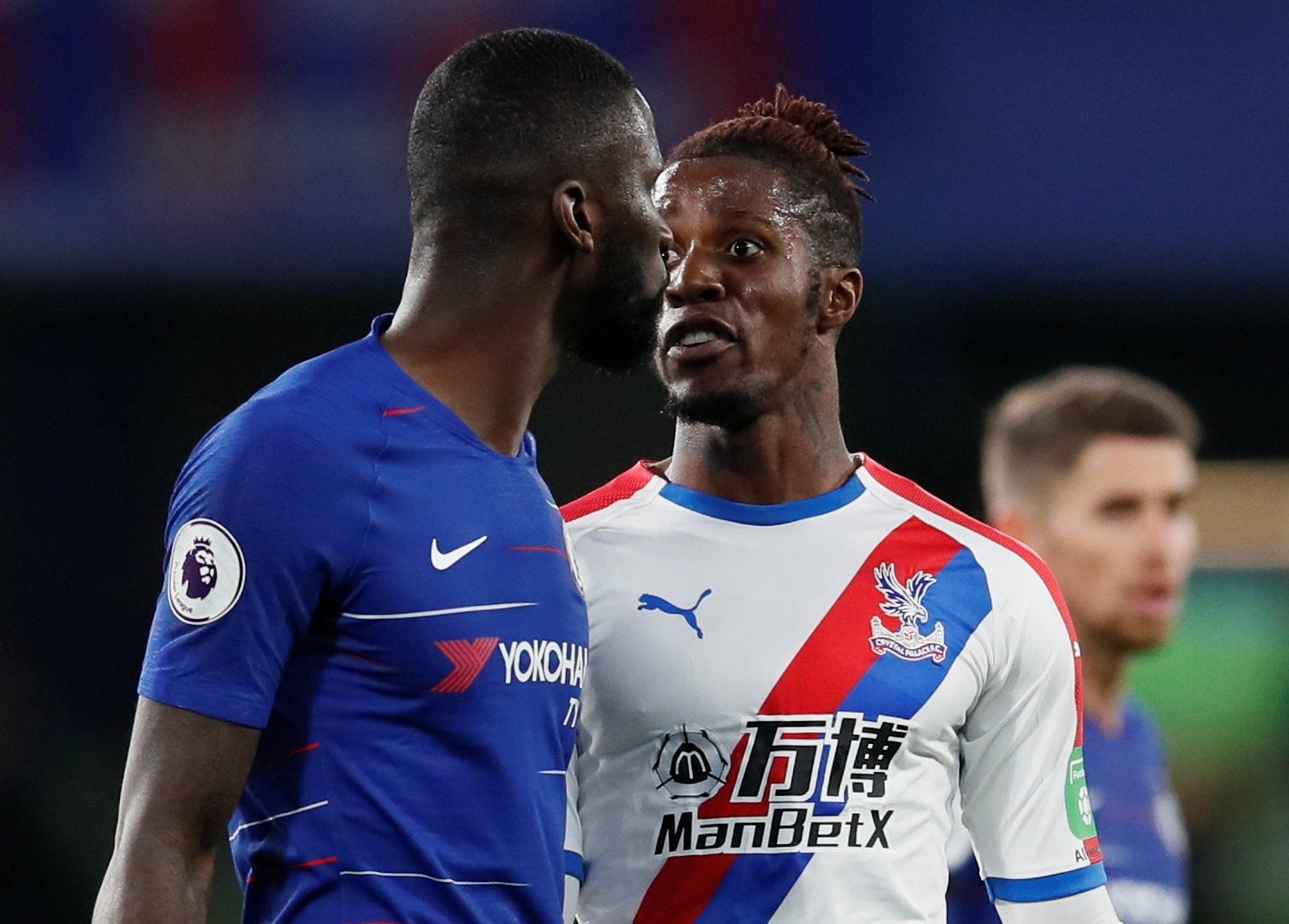 Zaha hasn't played since the defeat at Chelsea last month