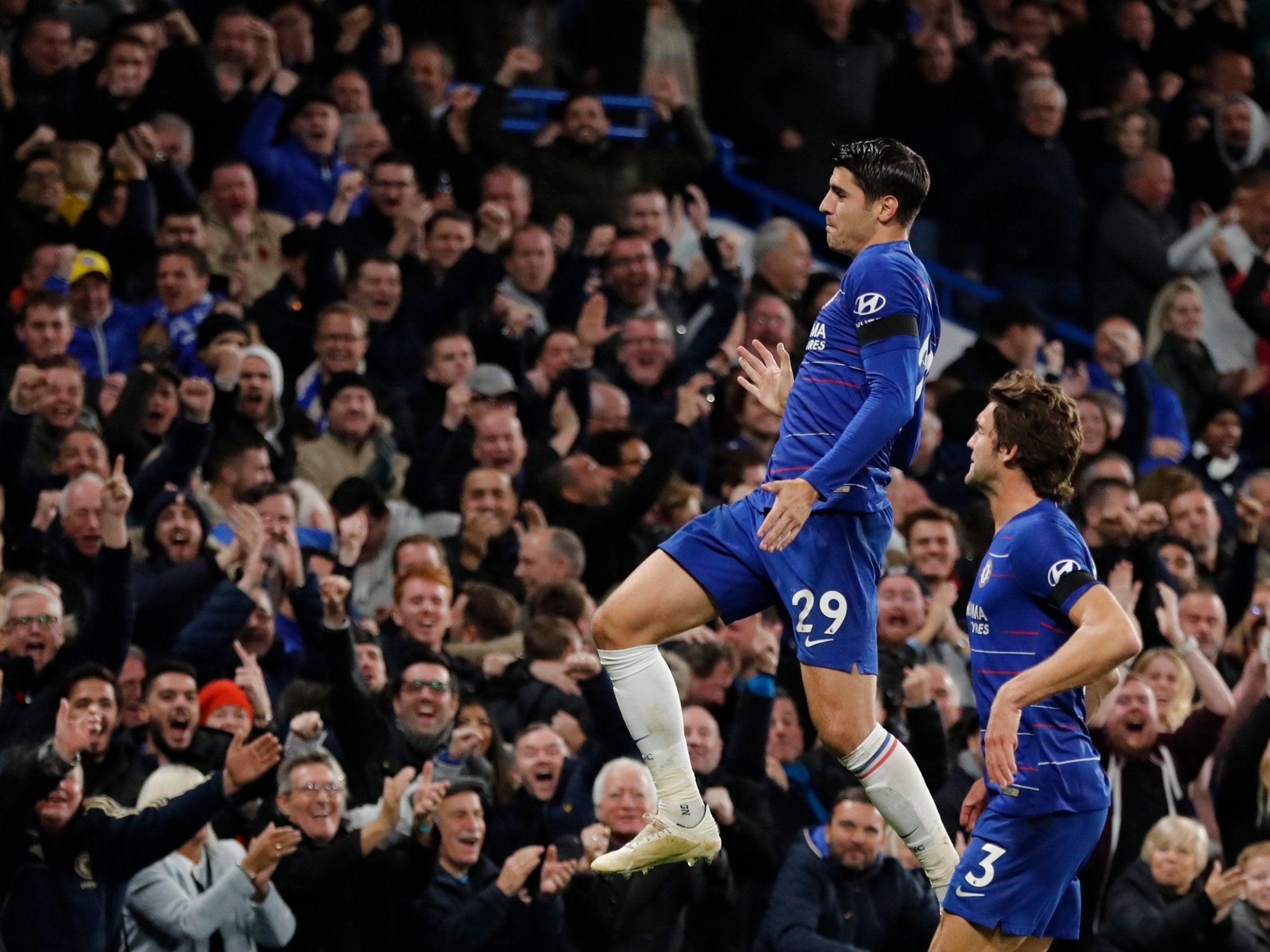 The in-form Morata has been left at home