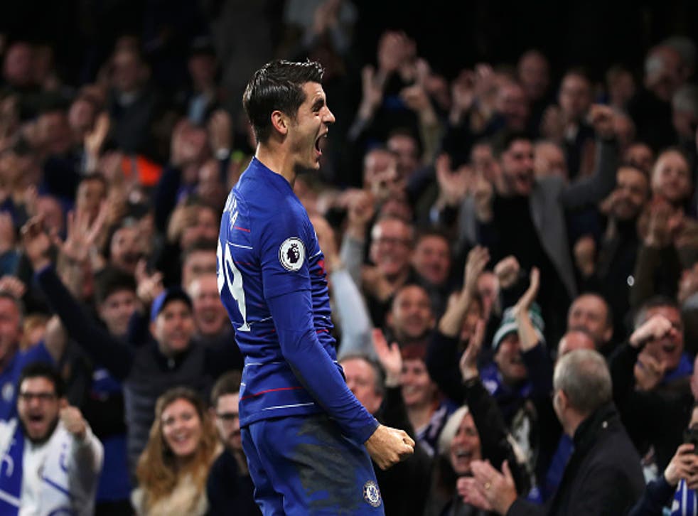 Alvaro Morata opened the scoring for Chelsea