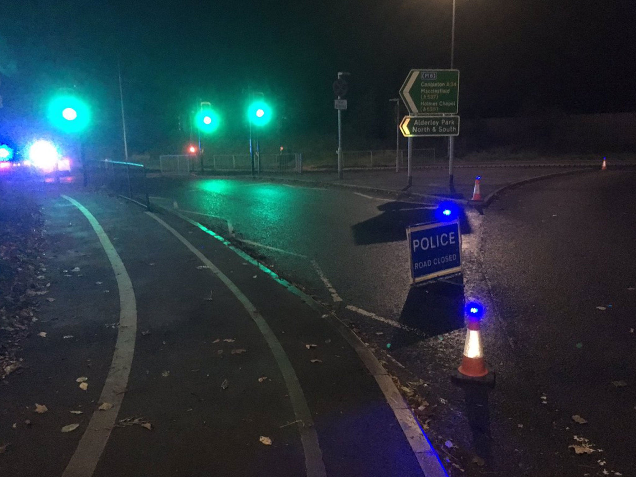 Two people were killed and a further nine injured after a crash involving a minibus and a car in Cheshire on Sunday morning