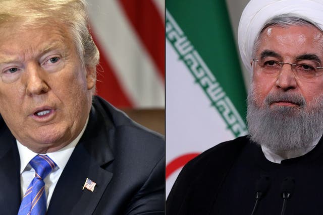 President Donald Trump has angered President Hassan Rouhani by renewing sanctions