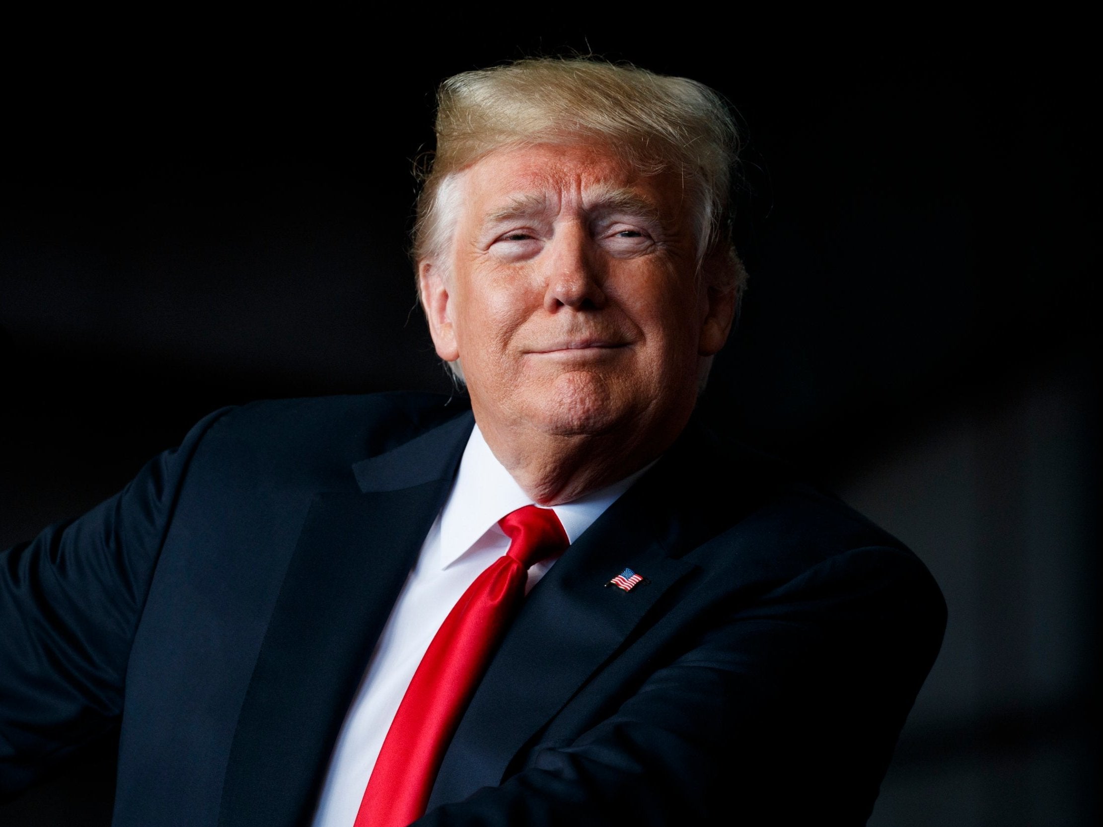 The US president held a campaign rally in Macon, Georgia, in the run-up to midterm election day