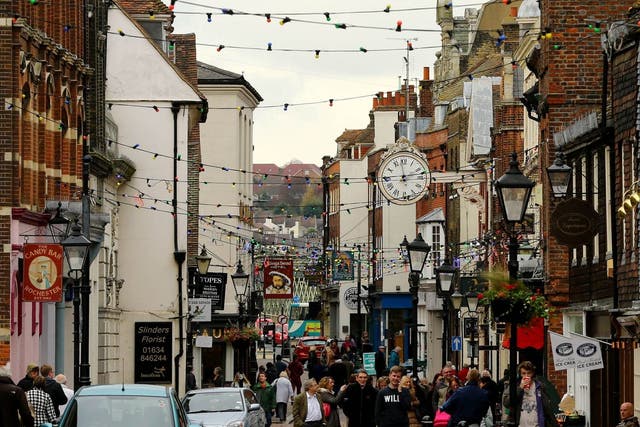 A bustling high street. But how many shops will still be there in ten years?