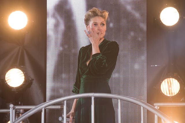 Emma Willis during the Big Brother Final 2018