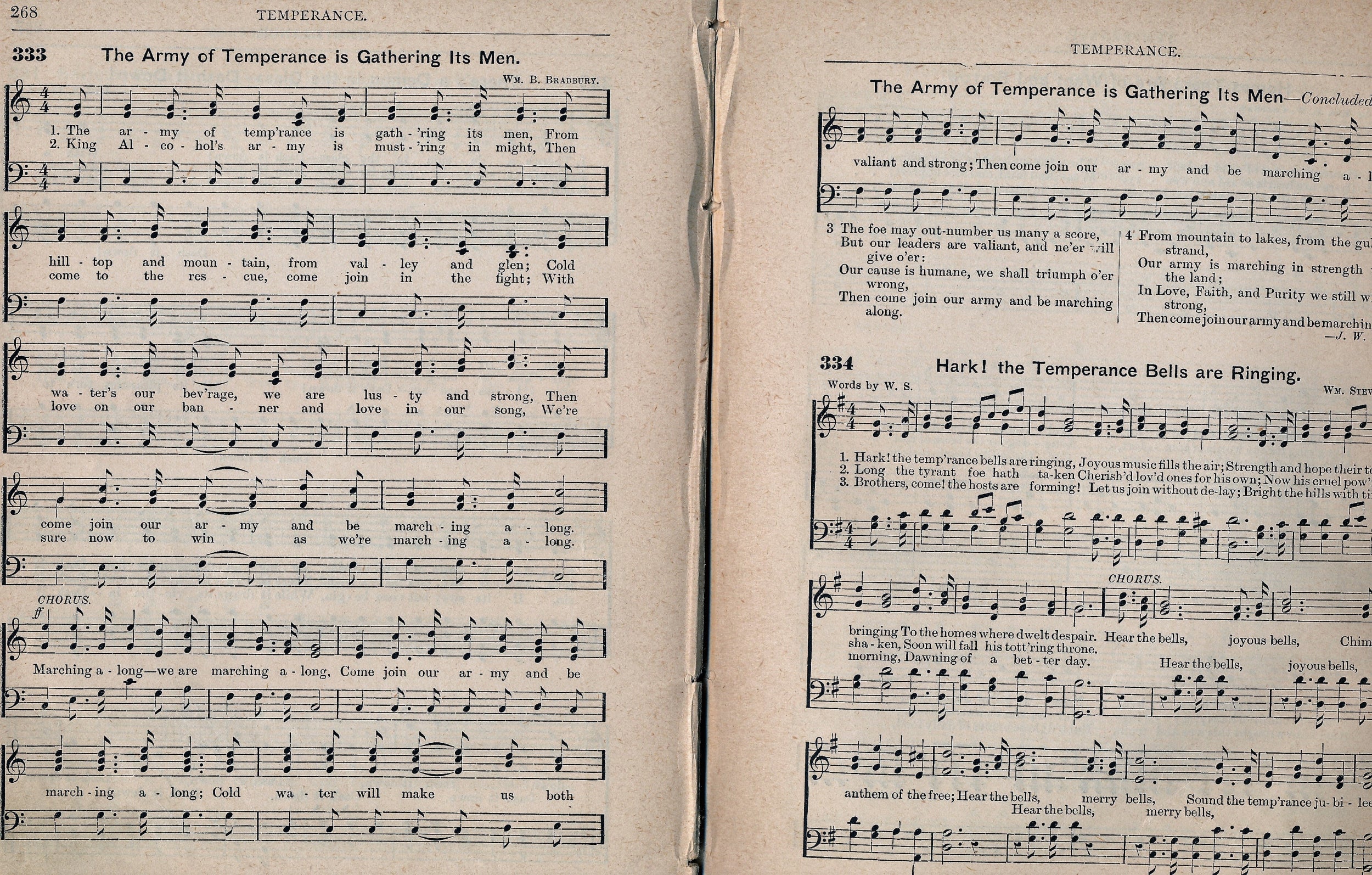 An 1895 Sunday school hymnal