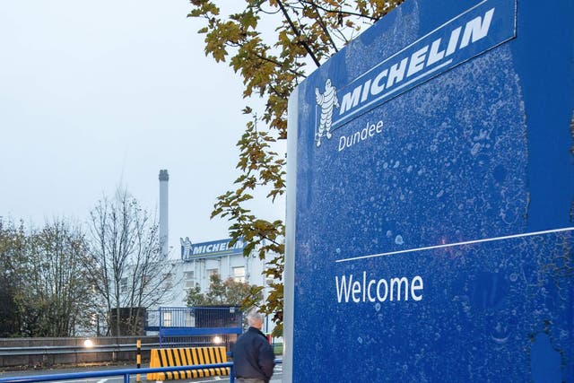 Michelin is cutting 845 jobs at its Dundee plant