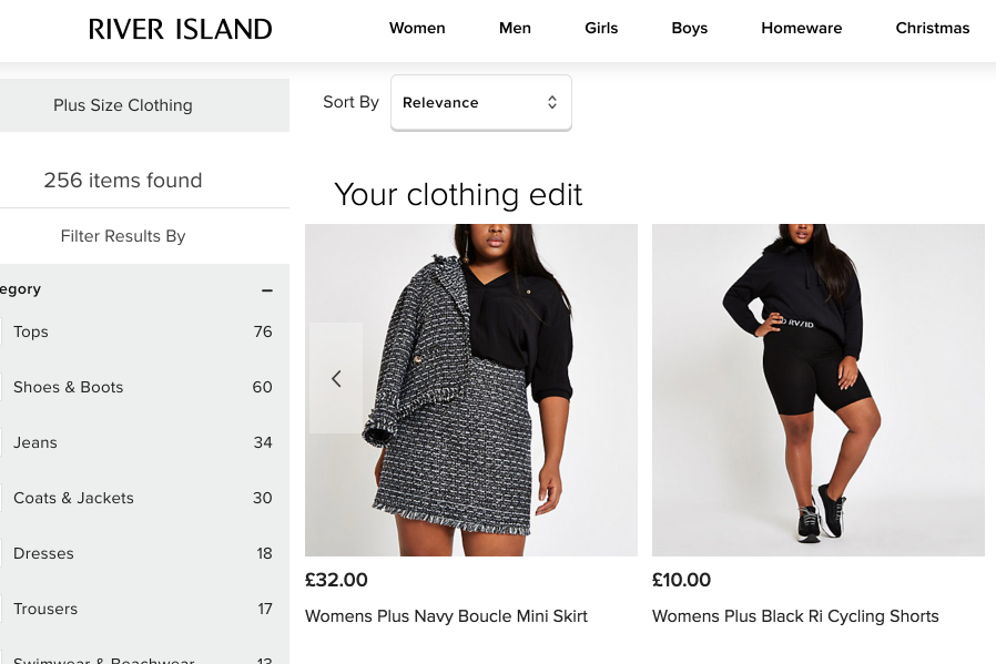 plus size clothing uk online