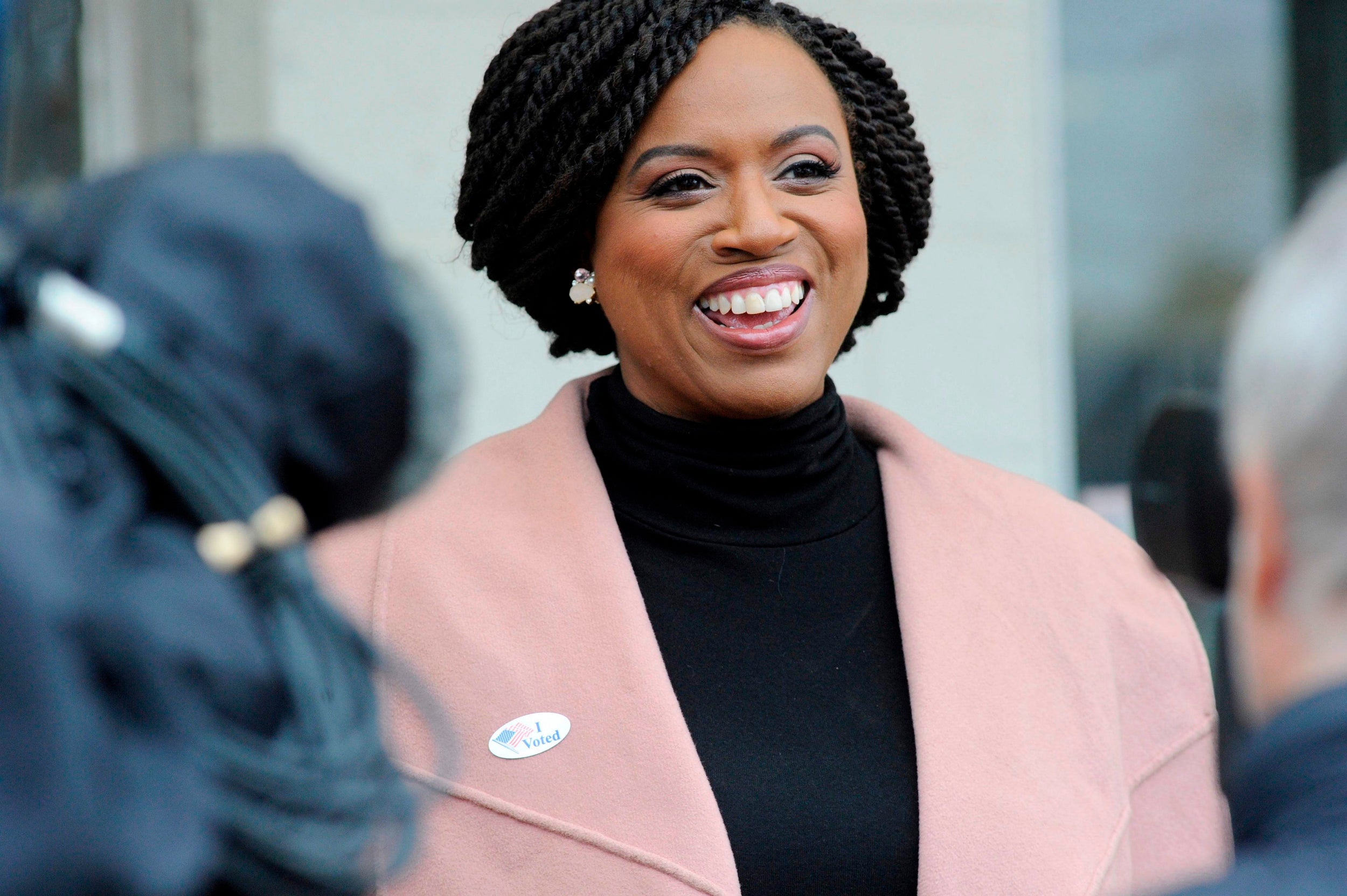 Pressley defeated 10-term Republican Michael Capuano (AFP/Getty)