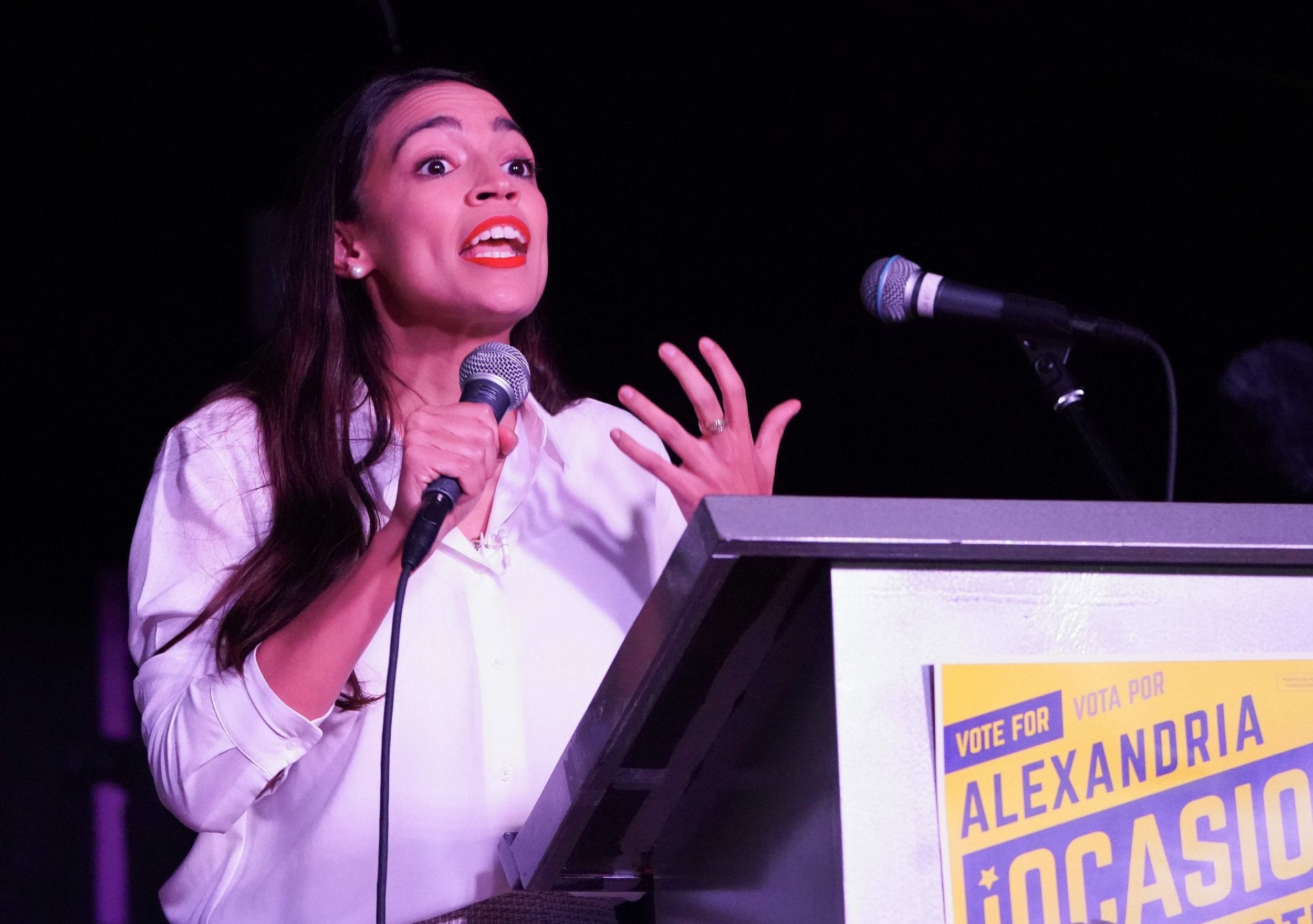 Alexandria Ocasio-Cortez today became the youngest woman elected to Congress