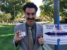 Sacha Baron Cohen brings back Borat for midterm elections