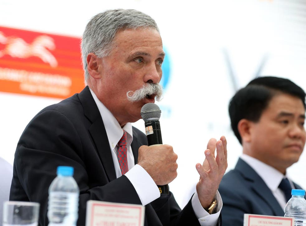 Formula One CEO Chase Carey has confirmed the Vietnam Grand Prix will be added from 2020