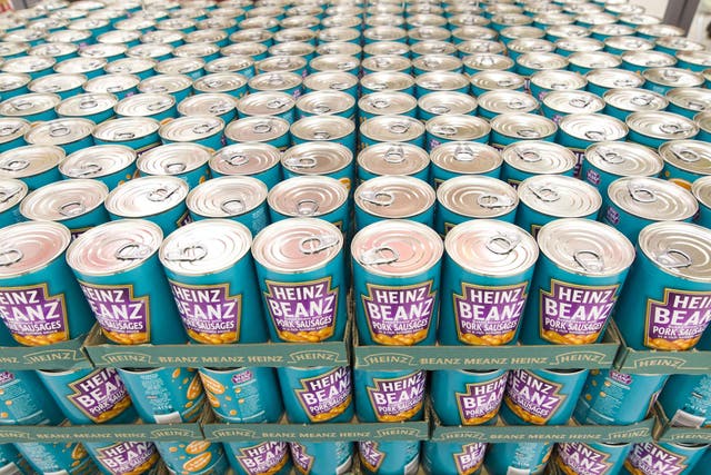 Figures show nearly 6,000 tins of Heinz baked beans were shipped to expats in the US over the last 12 months