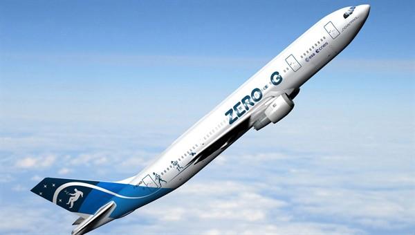 The plane alternates between climbs and descents
