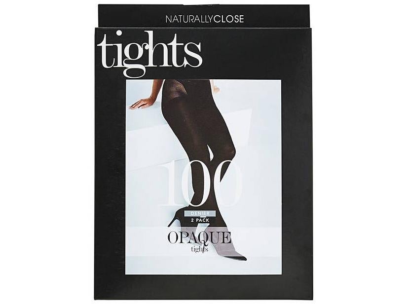 Naturally Close 2 Pack 100 Denier Opaque Tights, £10, Simply Be