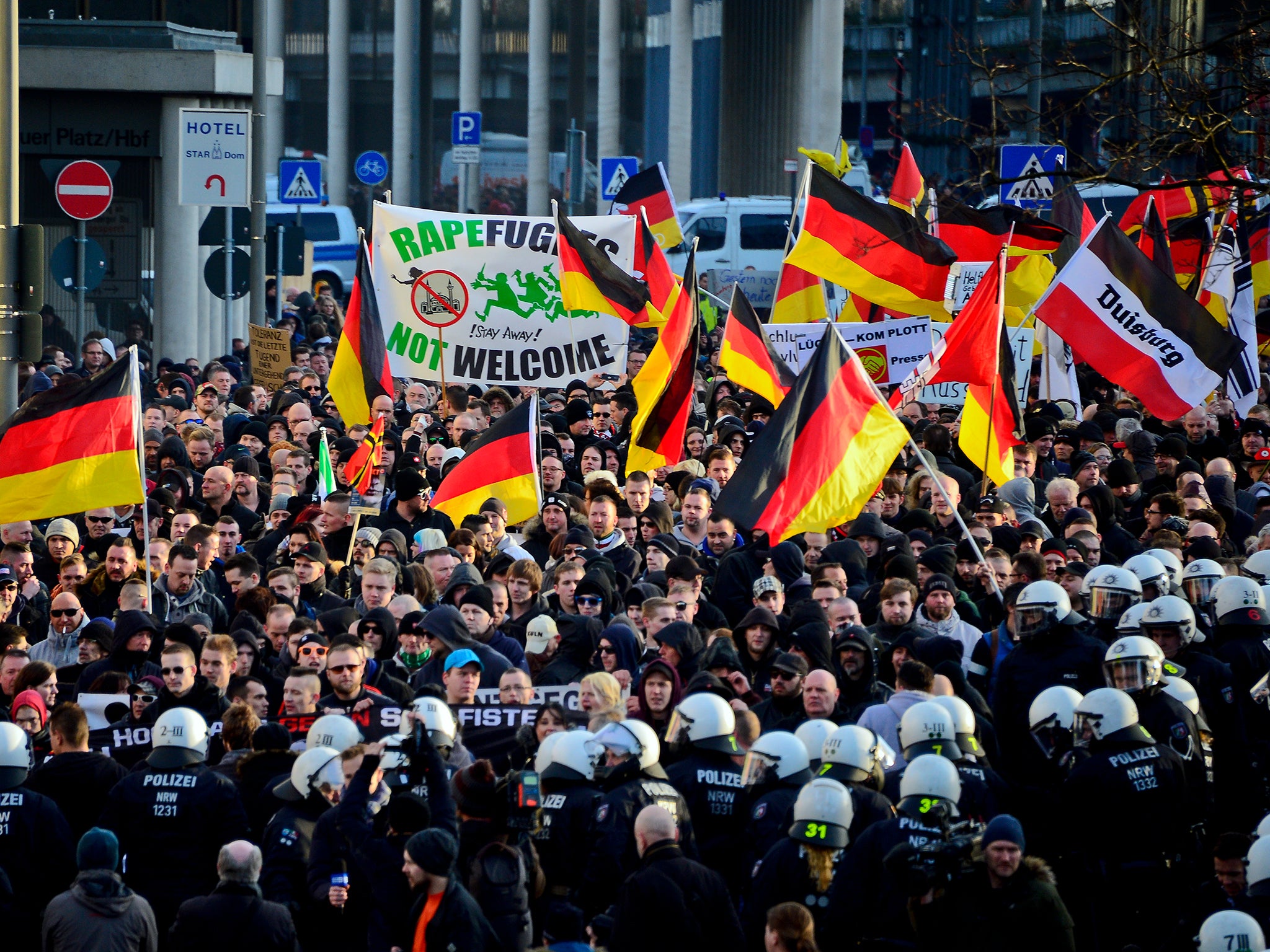 Germany has seen an increasing number of far-right demonstrations over the last few years