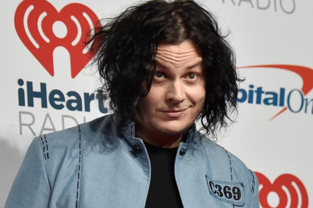 Jack White poses in the press room during the iHeartRadio Music Festival at T-Mobile Arena on 21 September, 2018 in Las Vegas, Nevada. 