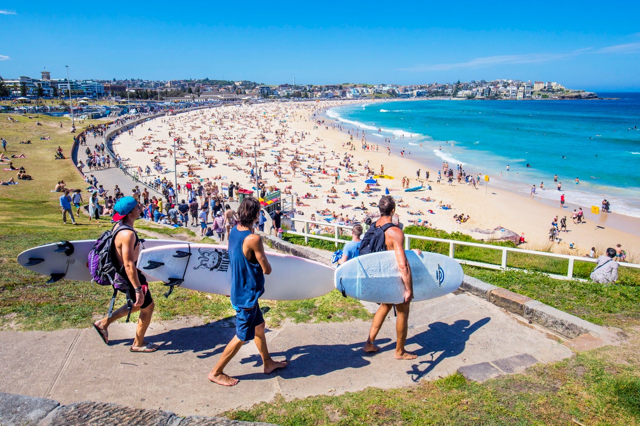 Bondi beach will be connected to Manly beach via an 80km trail