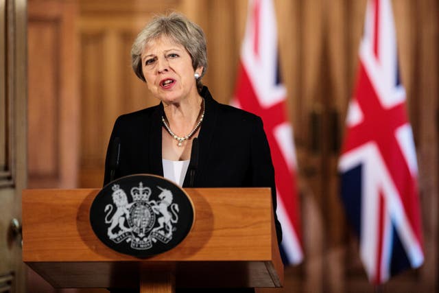 Theresa May announced the new business councils ahead of a Brexit deal being reached