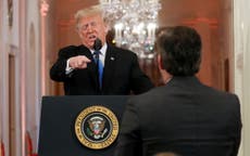 Furious Trump discusses his own impeachment in chaotic press conferenc