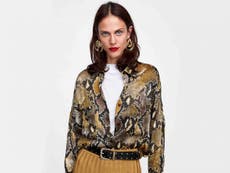Snake print has taken over leopard as this season’s must-have trend