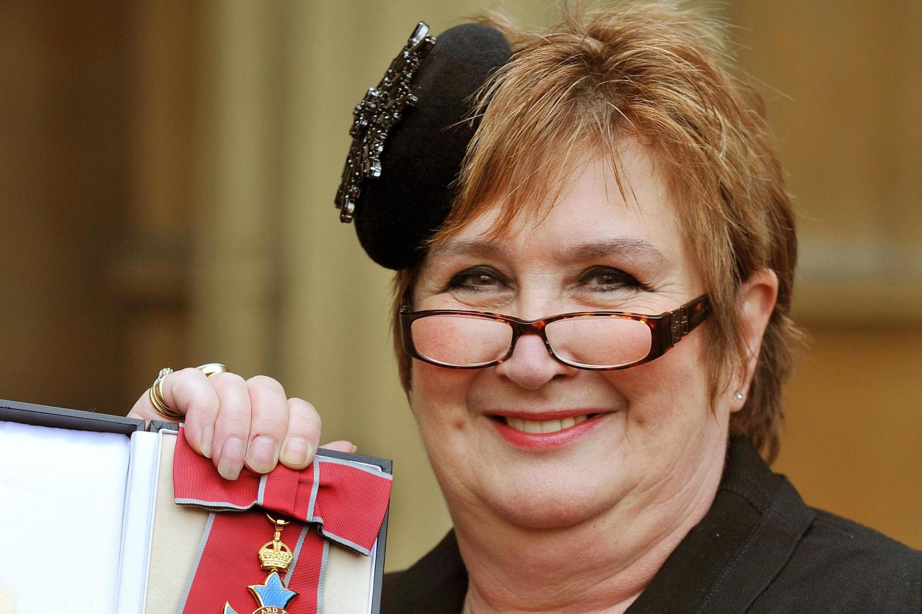 Jenni Murray after accepting her damehood in 2011