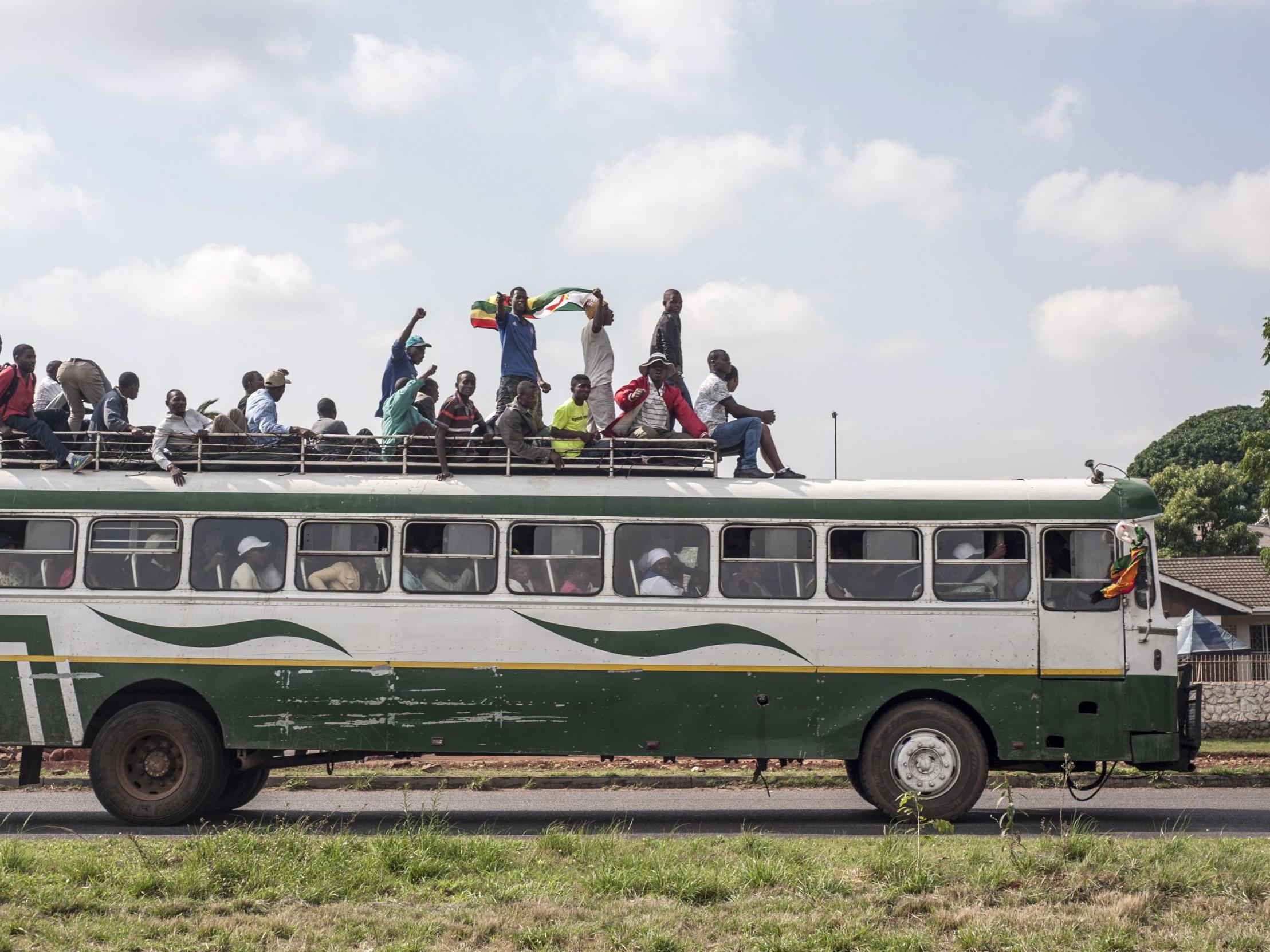 File image of a bus in Zimbabwe. Crashes are common due to poor infrastructure and speeding