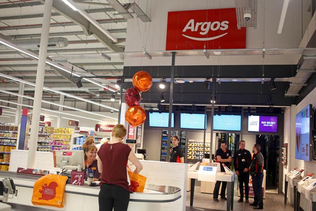An Argos concession at Sainsbury's: General merchandise performed poorly for the business during the festive season