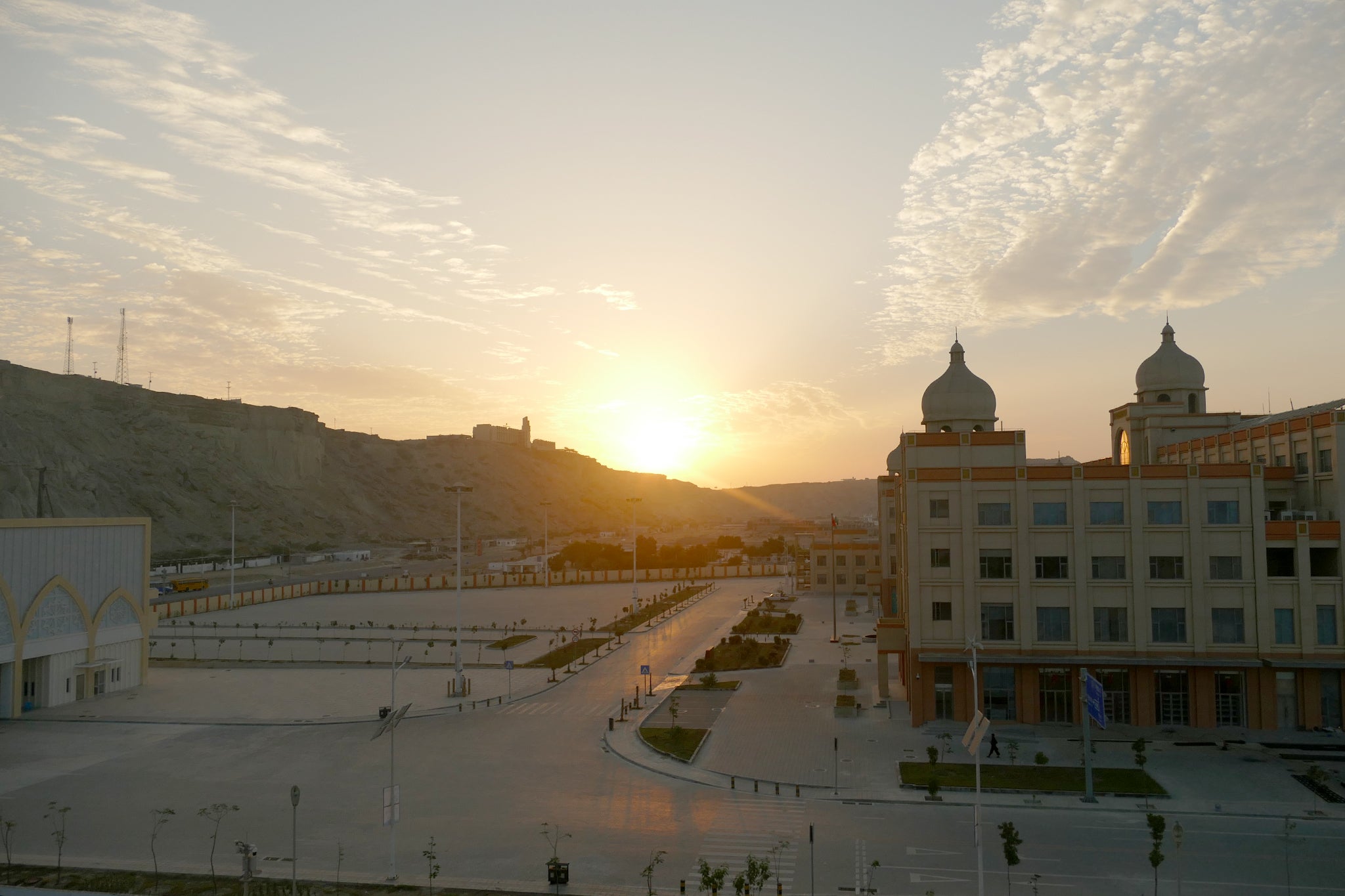 It is hoped that Gwadar can become a strategic port on the edge of the Indian Ocean