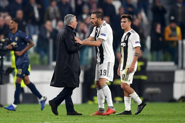 Leonardo Bonucci confronted Mourinho after the gesture