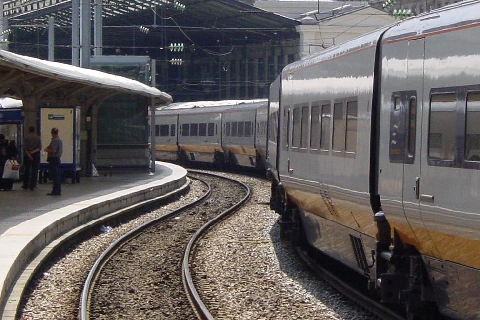 Mis-connection: a Eurostar train at Paris Gare du Nord
