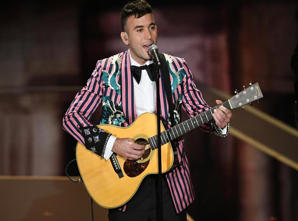 Musician Sufjan Stevens performs onstage during the 90th Annual Academy Awards at the Dolby Theatre at Hollywood & Highland Center on 4 March, 2018 in Hollywood, California. 