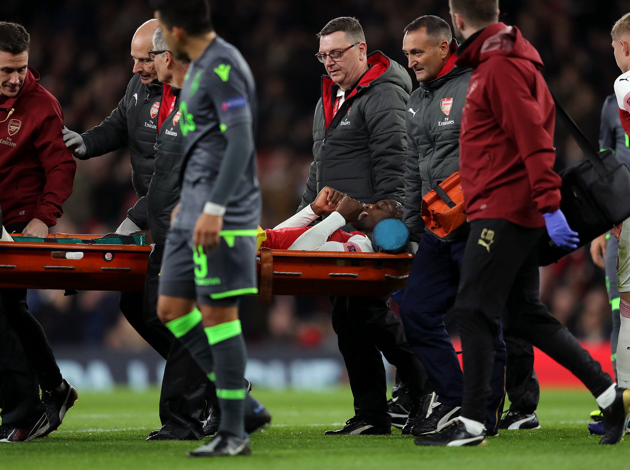 Arsenal manager Unai Emery confirms Danny Welbeck has undergone surgery to repair broken ankle
