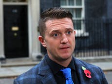 Tommy Robinson banned from PayPal
